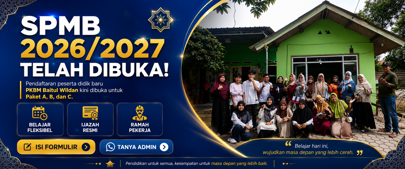 SPMB 2026/2027 Telah Dibuka!