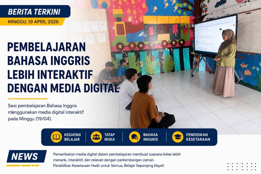 "English is Fun!": Belajar Bahasa Inggris Lebih Interaktif di PKBM Baitul Wildan